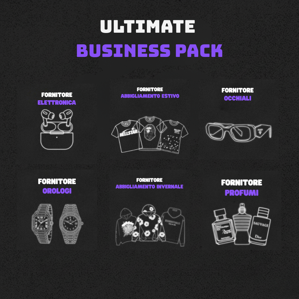 ULTIMATE BUSINESS PACK + Guida Gratuita